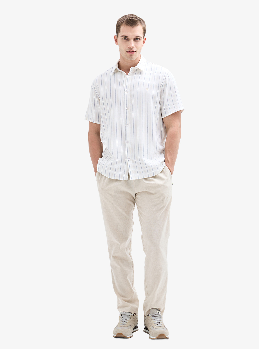 Erkek Pantolon 40923 - Krem