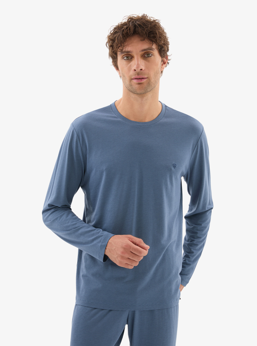 Erkek Pijama Altı 40785 - Mavi - 4
