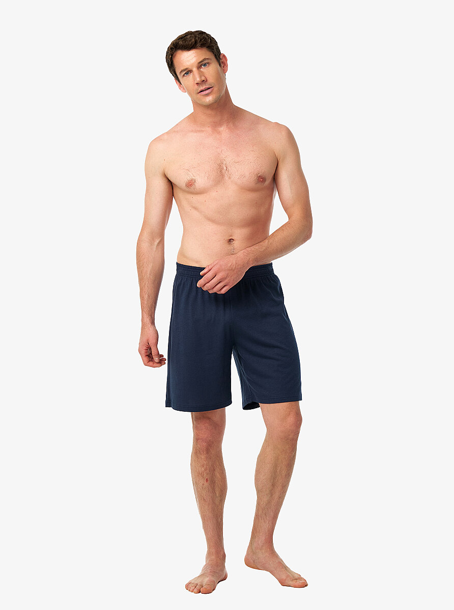 Erkek Pijama Altı Şort 40963 - Lacivert - 3