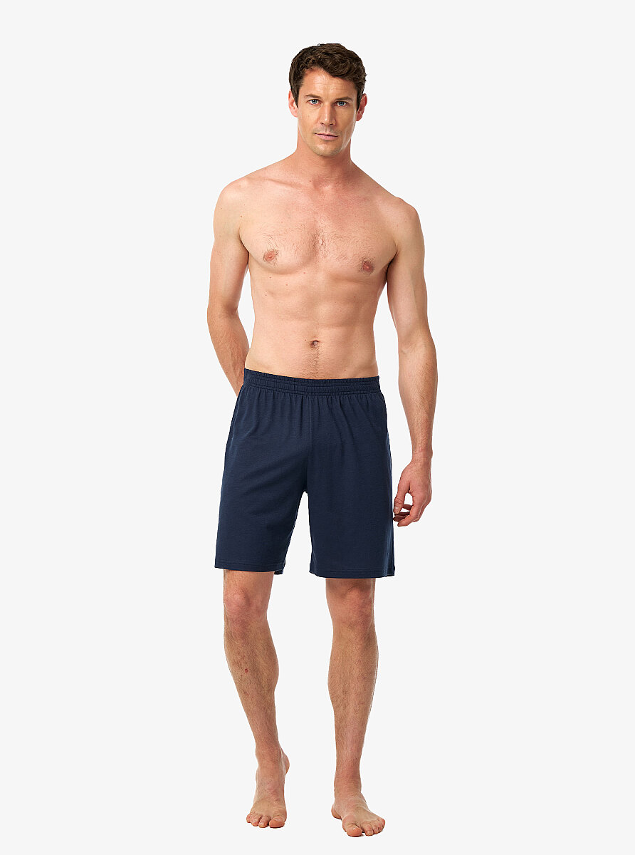 Erkek Pijama Altı Şort 40963 - Lacivert - 4