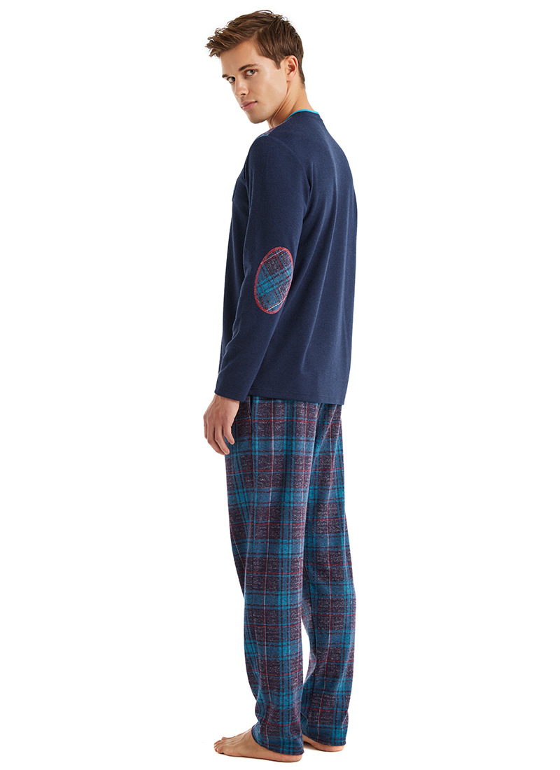 Erkek Pijama Takımı 40606 - Lacivert - 2