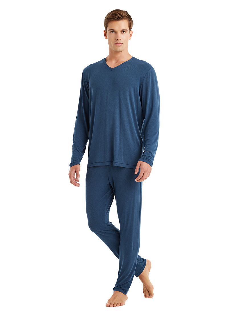 Erkek Pijama Takımı 40635 - Lacivert - 1