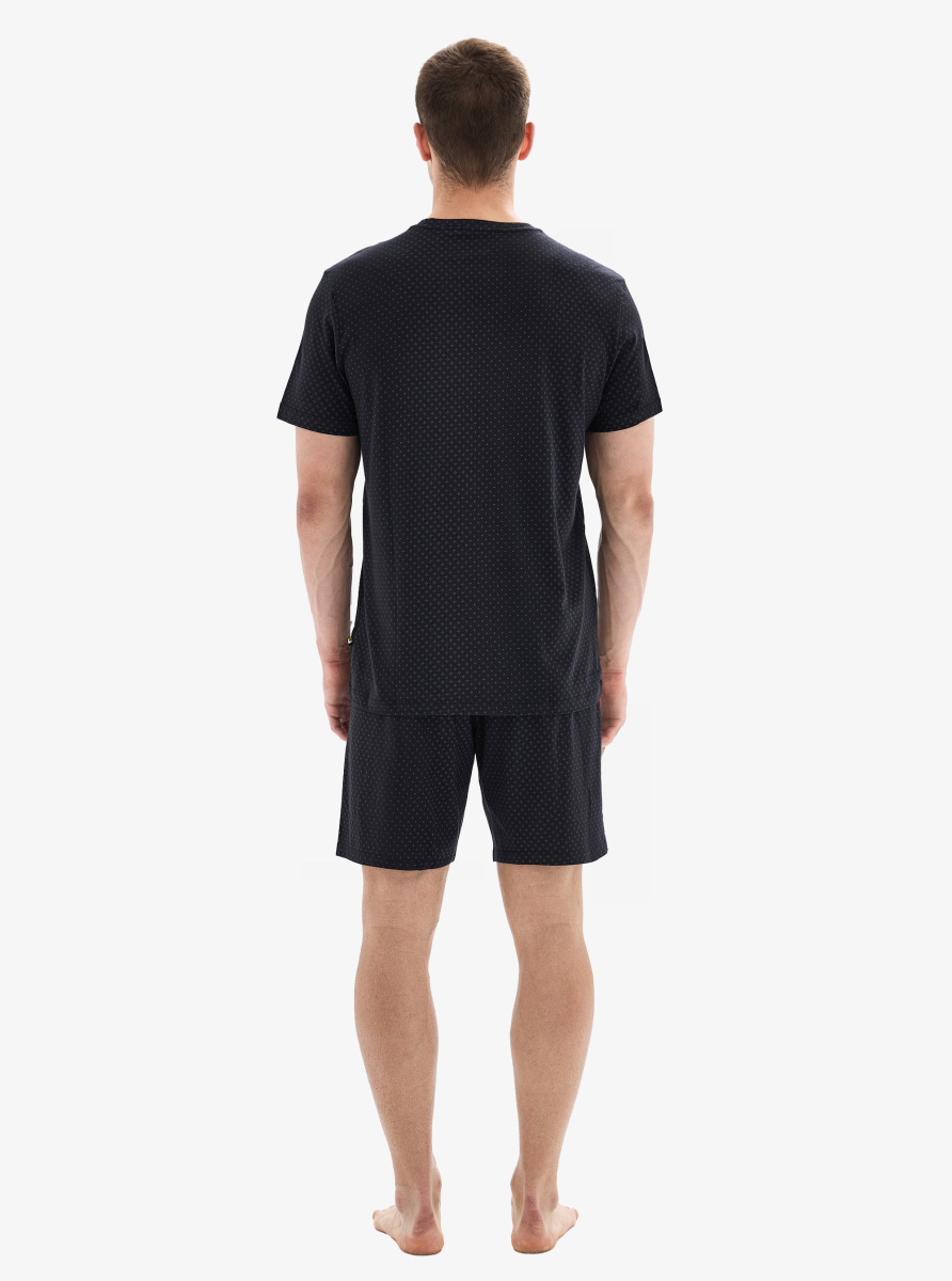 Erkek Pijama Takımı 40702 - Siyah - 2