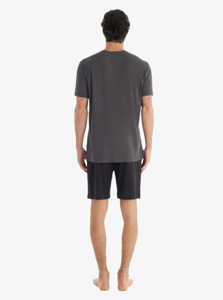 Erkek Pijama Takımı 40703 - Antrasit - Blackspade (1)