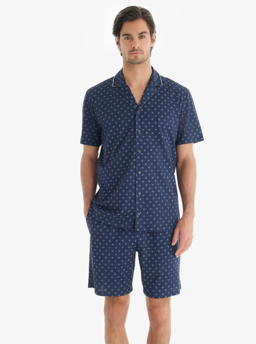 Erkek Pijama Takımı 40711 - Desenli - Blackspade
