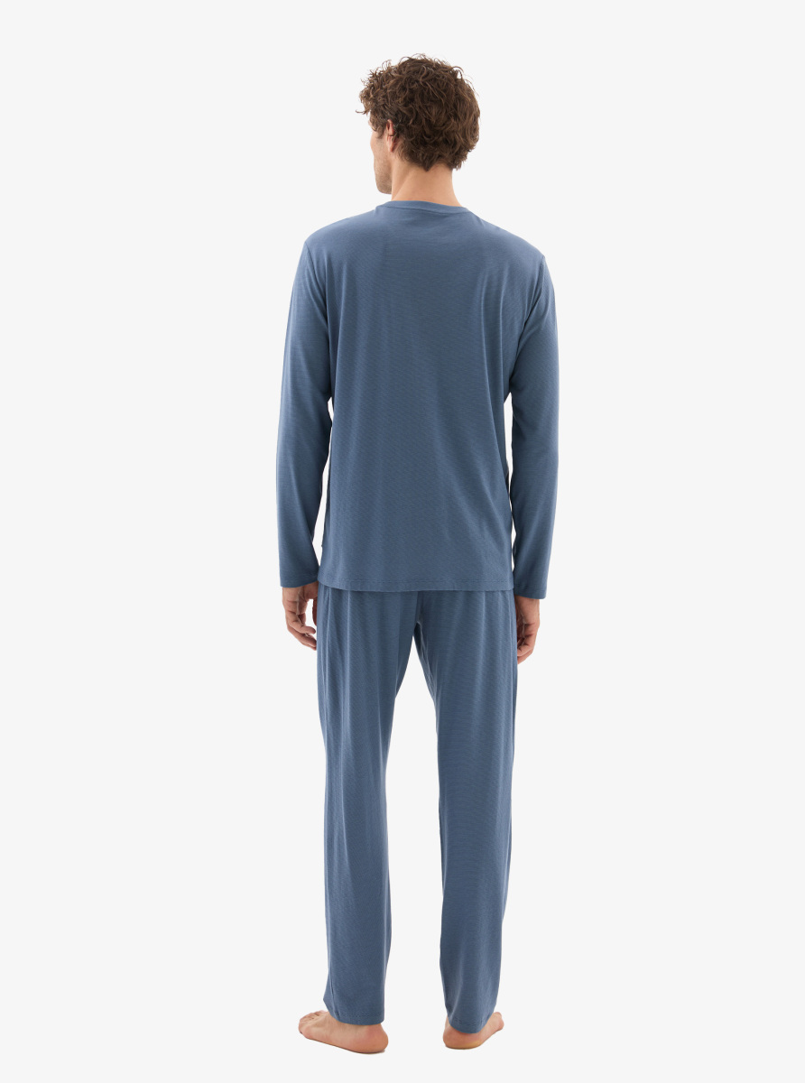 Erkek Pijama Takımı 40784 - Mavi - 6