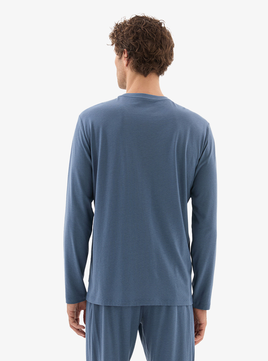 Erkek Pijama Takımı 40784 - Mavi - 2