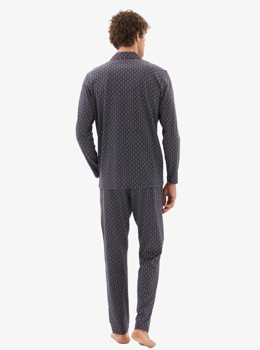 Erkek Pijama Takımı 40786 - Desenli - 3