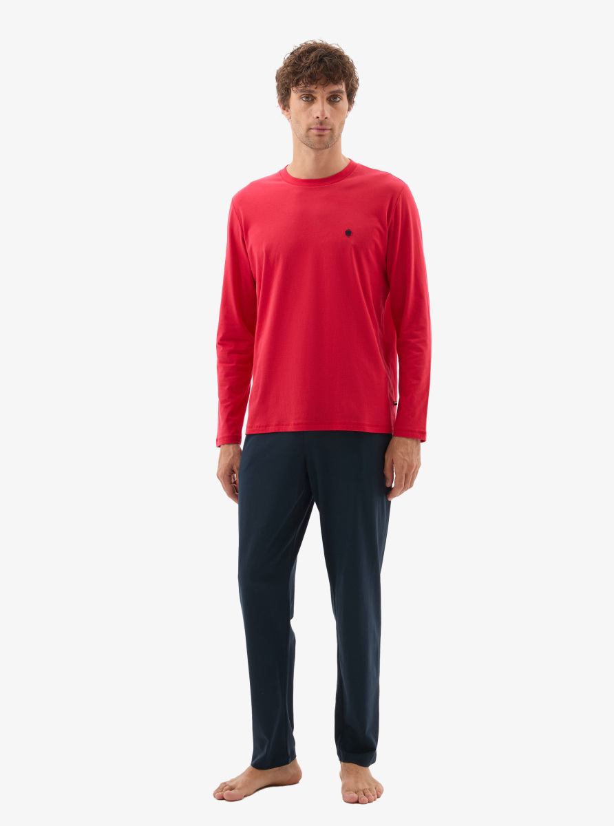Erkek Pijama Takımı 40792 - Kırmızı - 4
