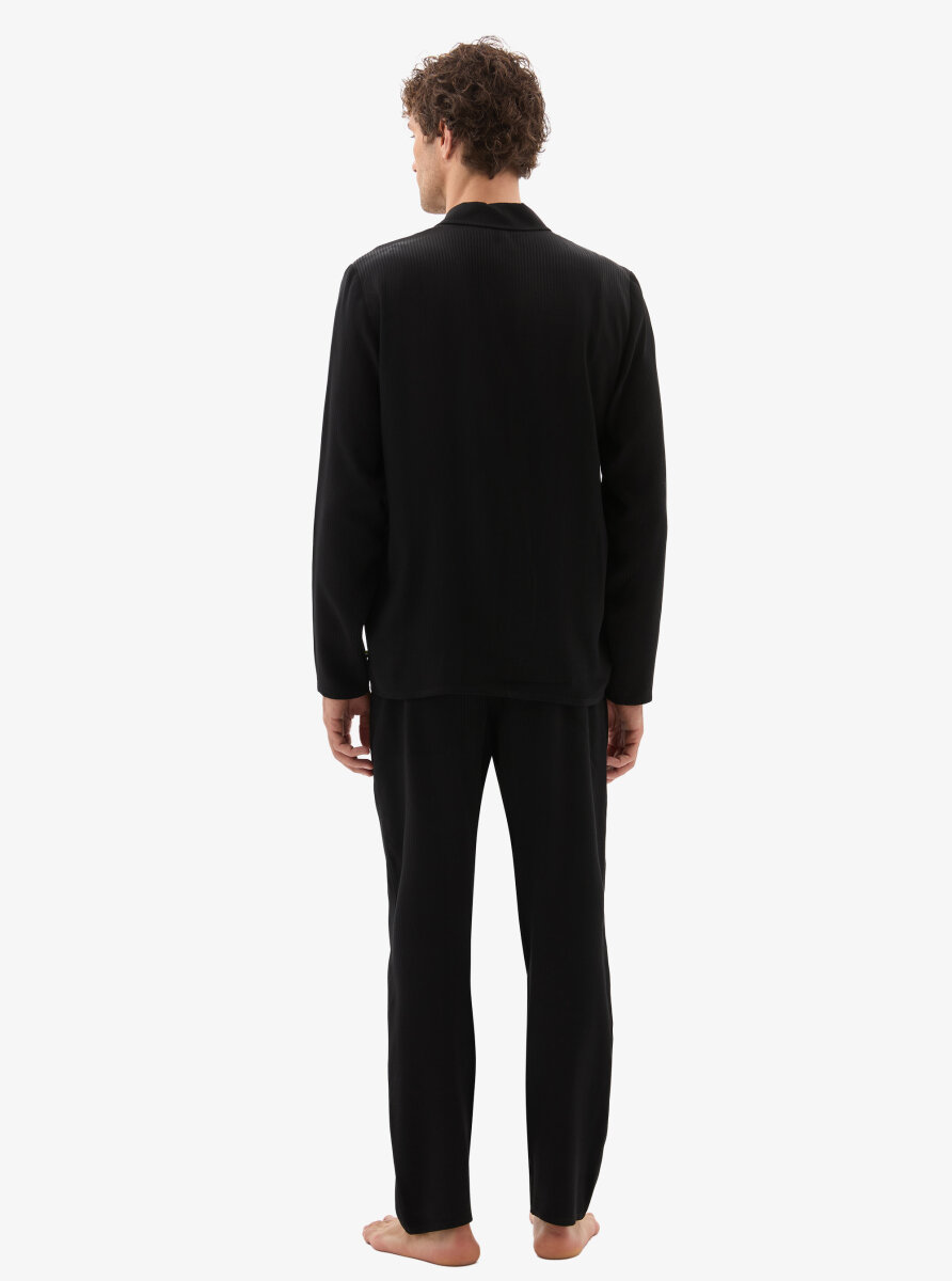 Erkek Pijama Takımı 40796 - Siyah - Blackspade (1)