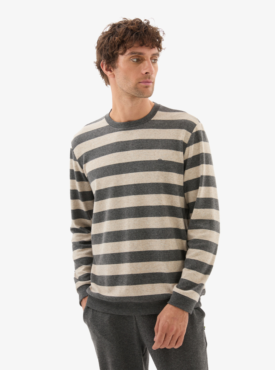 Erkek Pijama Takımı 40797 - Antrasit - 1