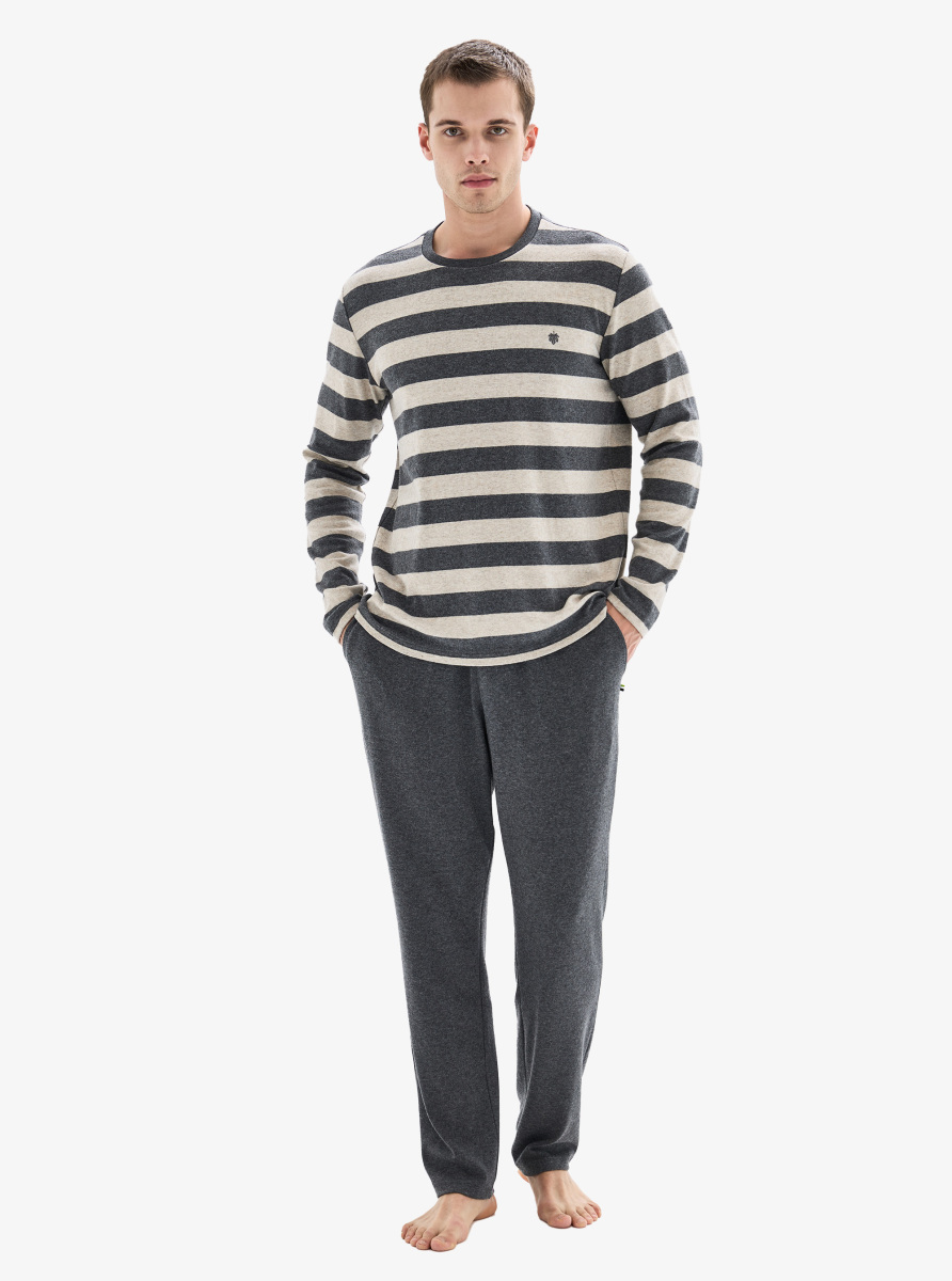 Erkek Pijama Takımı 40858 - Antrasit - 1