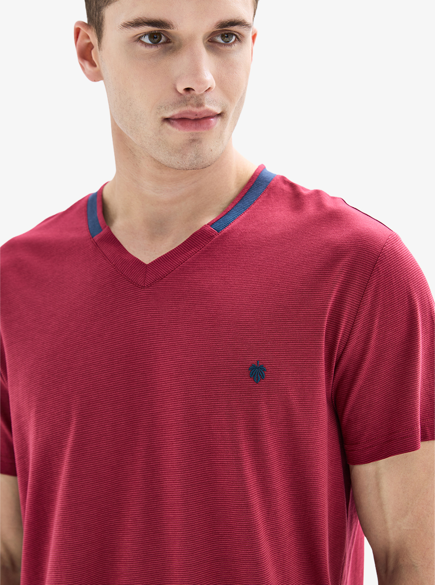 Erkek Pijama Takımı 40879 - Bordo - 5