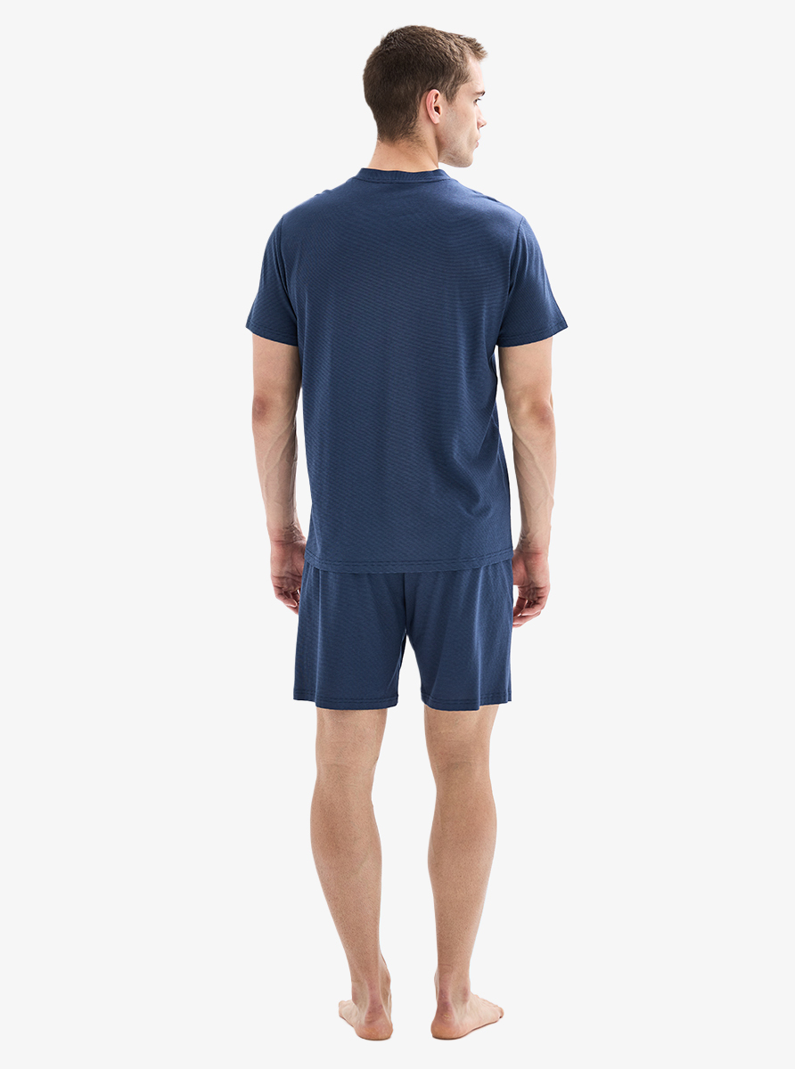 Erkek Pijama Takımı 40880 - Lacivert - 2