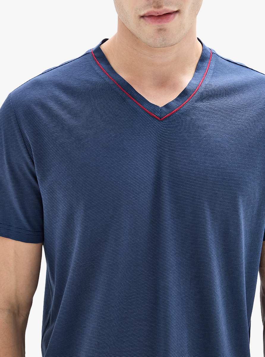 Erkek Pijama Takımı 40880 - Lacivert - 5