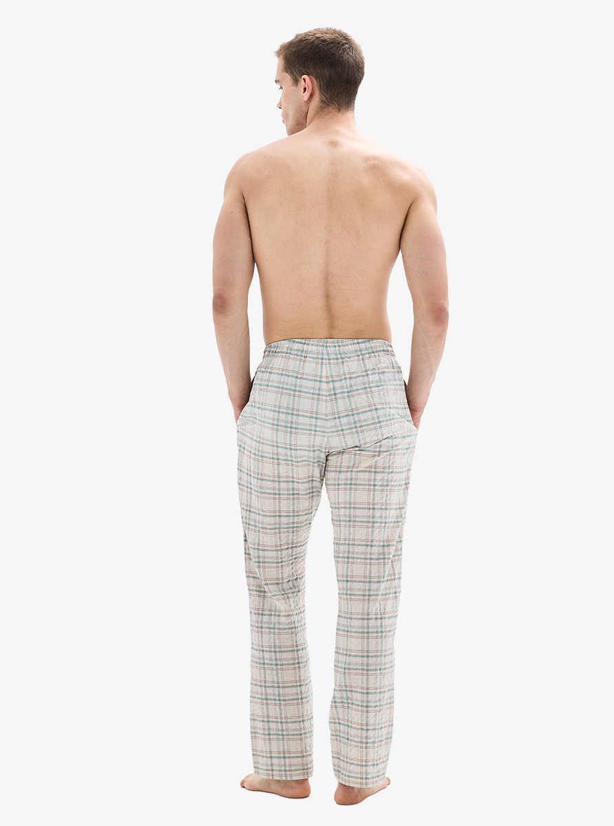 Erkek Pijama Takımı 40889 - Ekose Desenli - 2