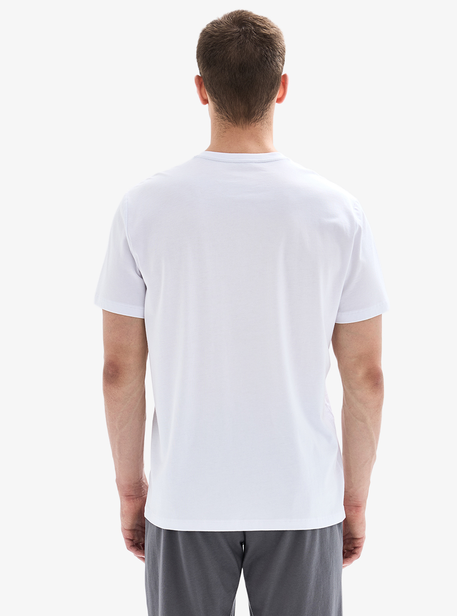 Erkek Pijama Takımı 40893 - Beyaz - 4