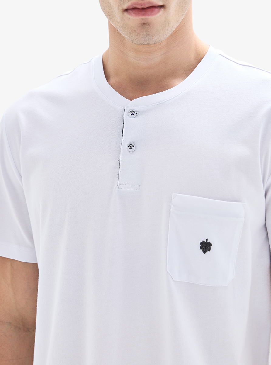 Erkek Pijama Takımı 40893 - Beyaz - 5