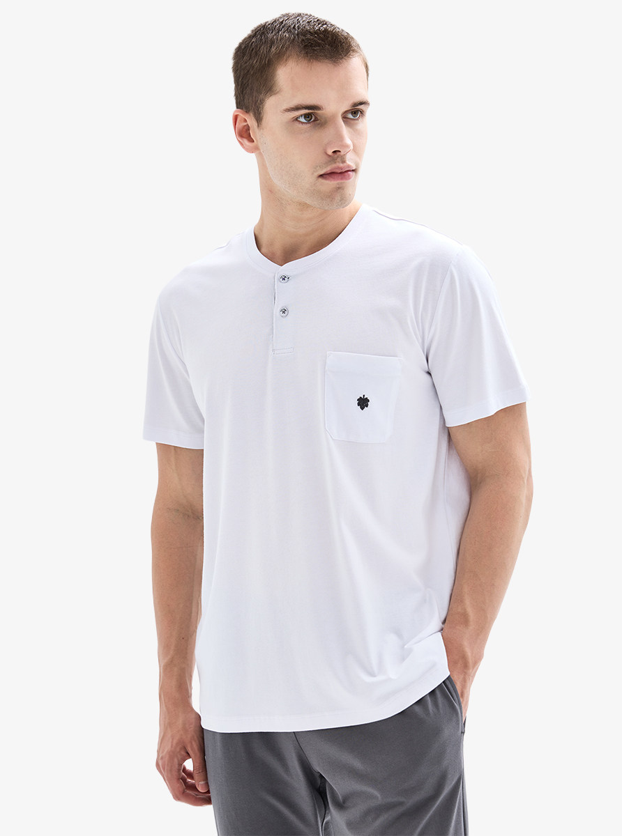 Erkek Pijama Takımı 40893 - Beyaz - 3