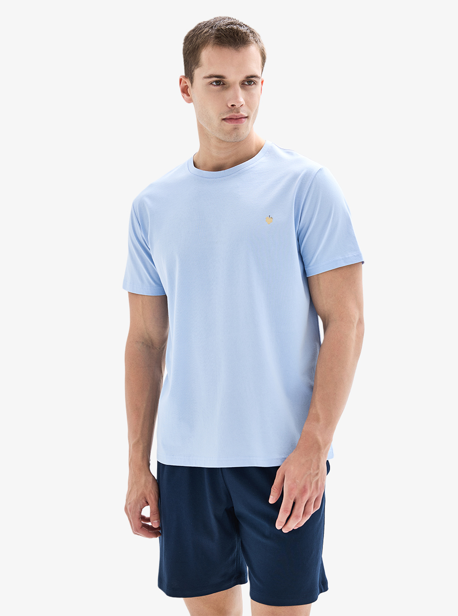 Erkek Pijama Takımı 40899 - Mavi - 1