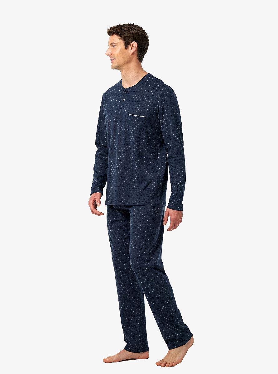 Erkek Pijama Takımı 40960 - Lacivert - 3