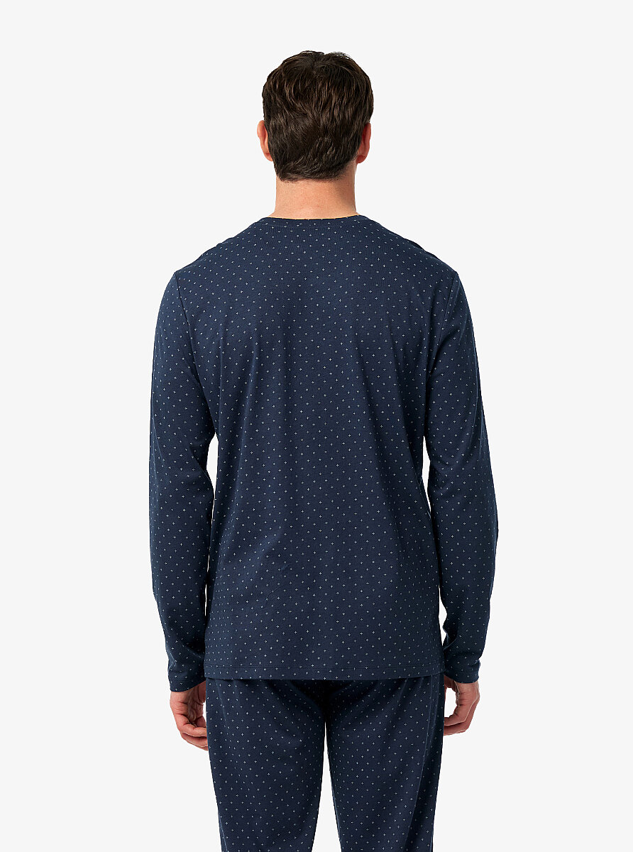 Erkek Pijama Takımı 40960 - Lacivert - 5