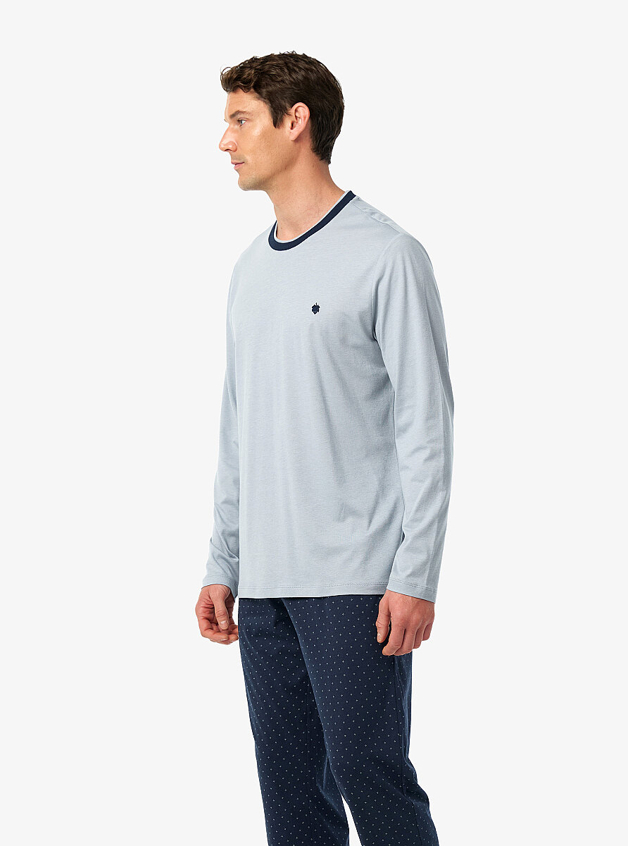 Erkek Pijama Takımı 40961 - Gri - 4