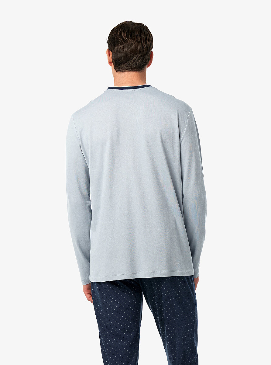 Erkek Pijama Takımı 40961 - Gri - 5
