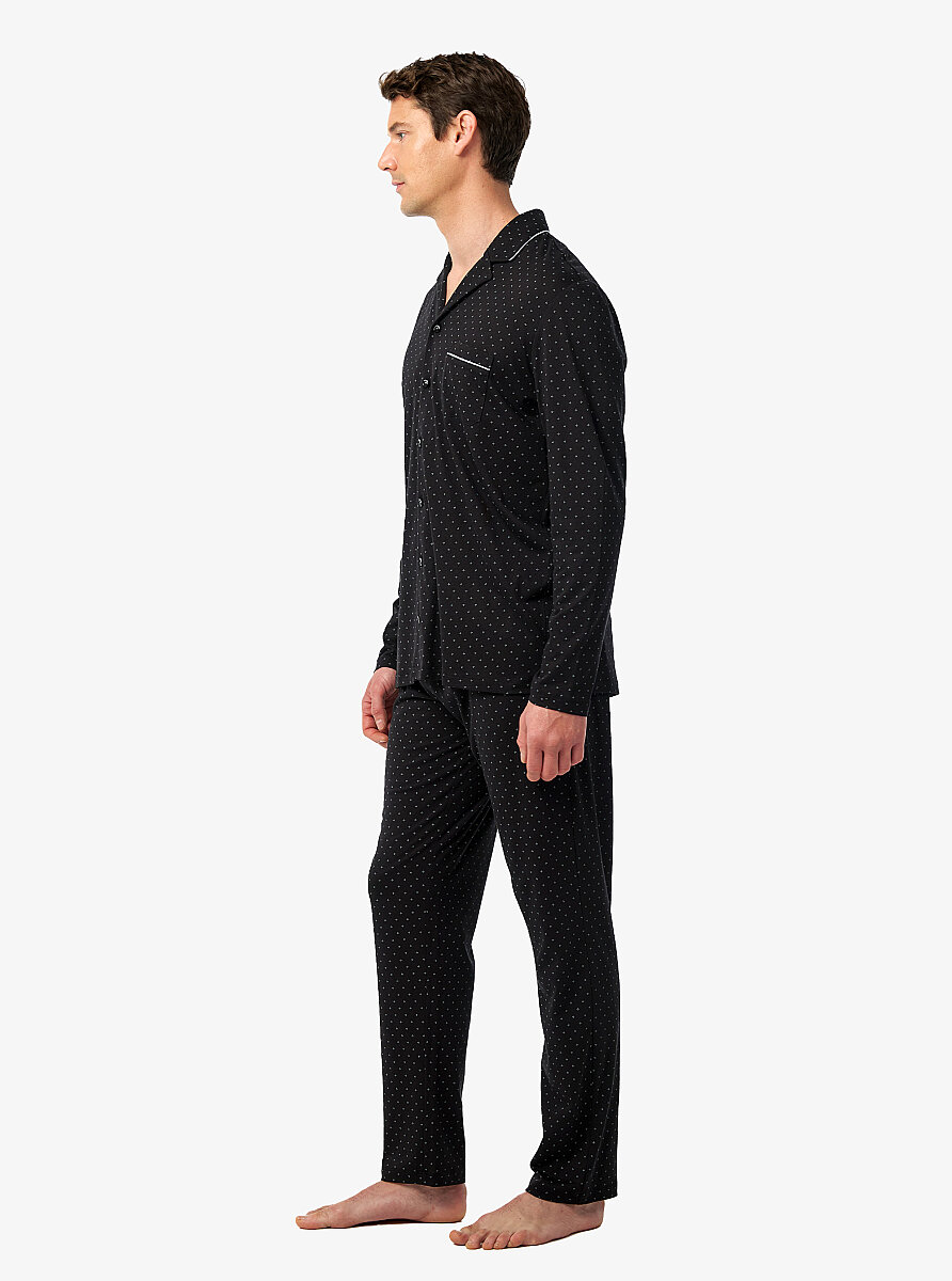 Erkek Pijama Takımı 40967 - Siyah