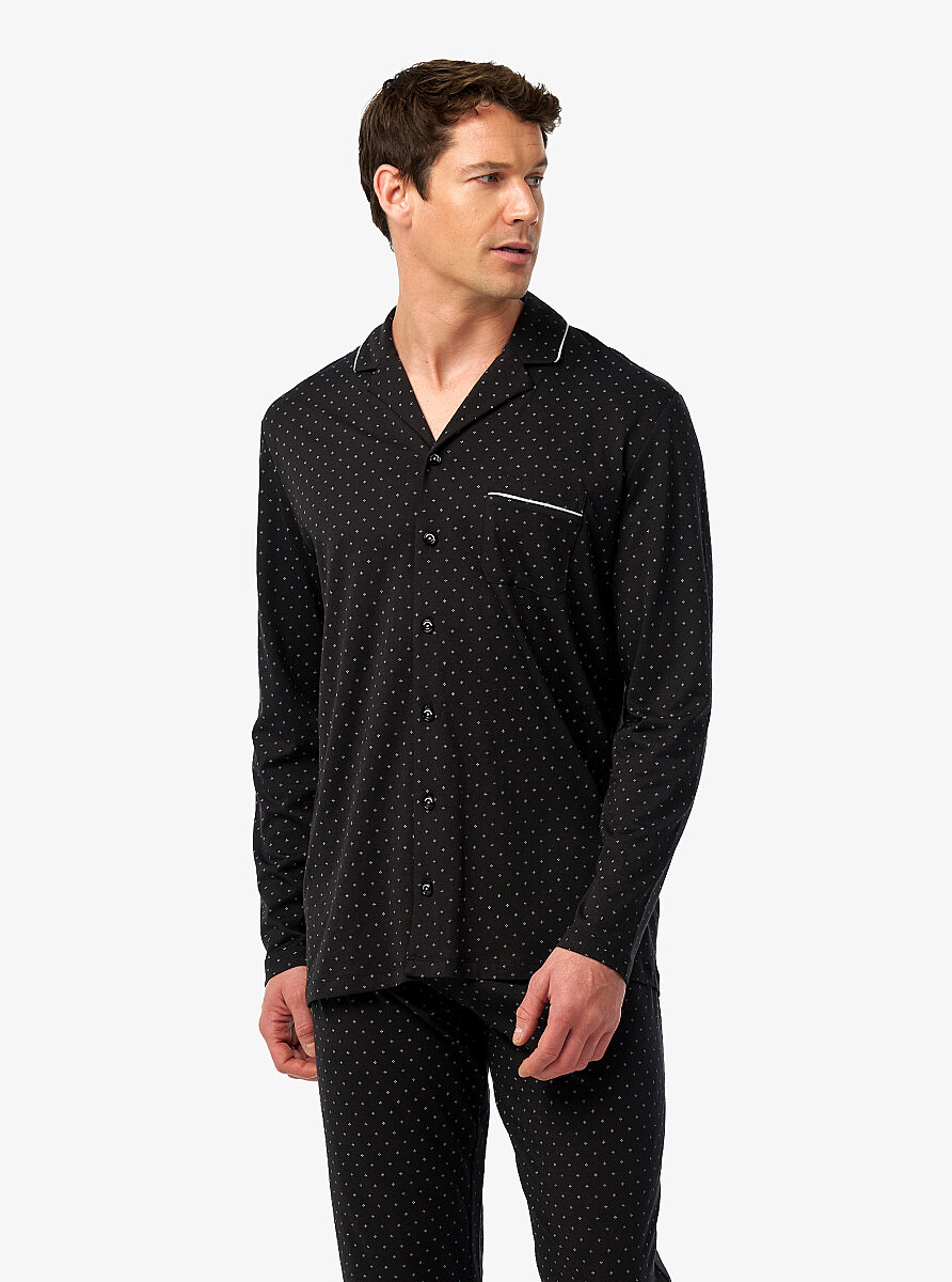 Erkek Pijama Takımı 40967 - Siyah - 6