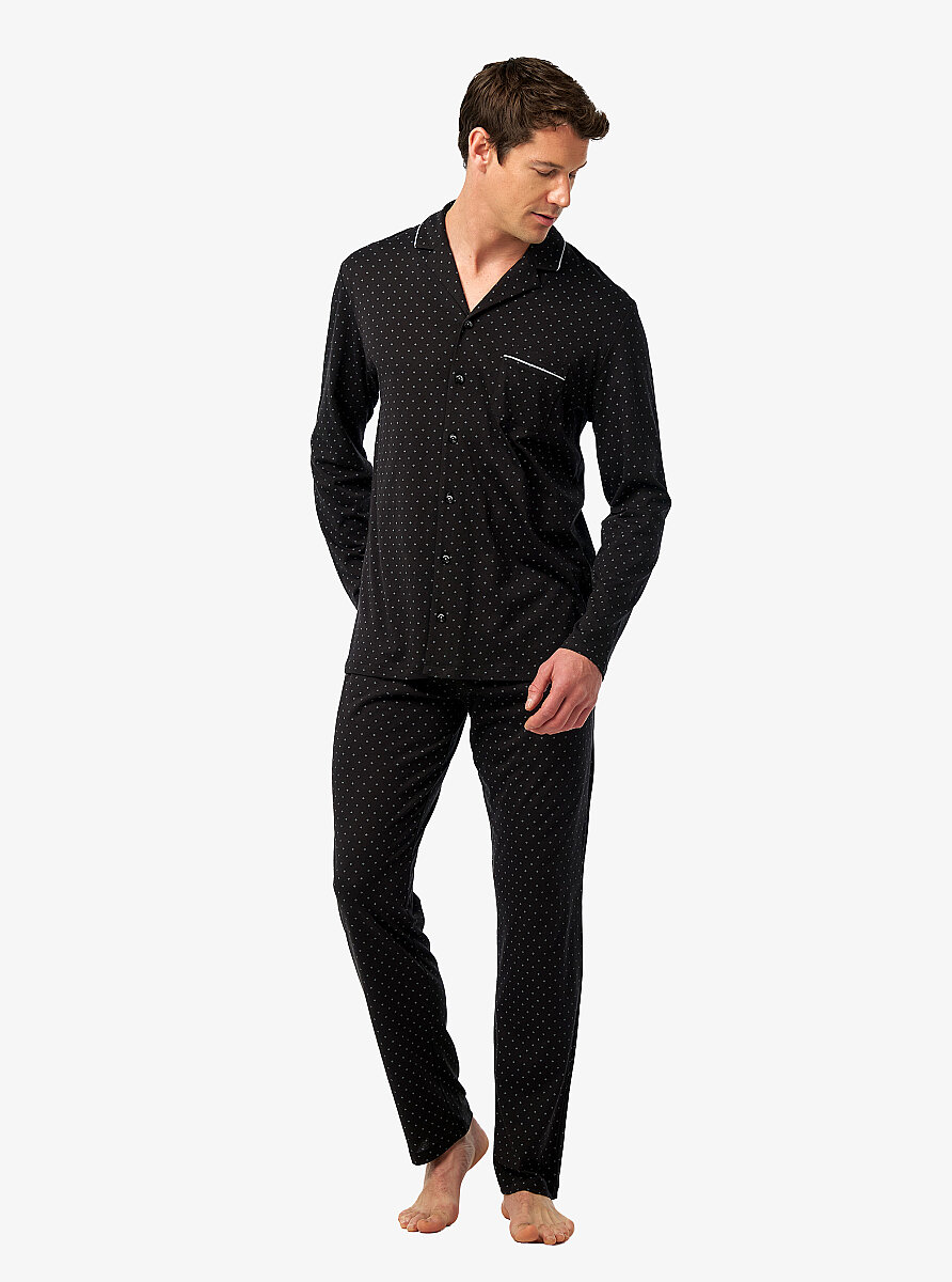 Erkek Pijama Takımı 40967 - Siyah - 4