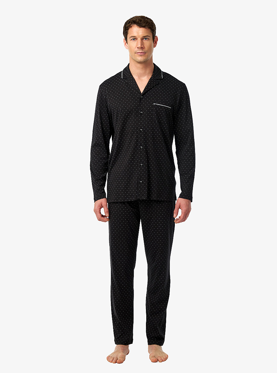 Erkek Pijama Takımı 40967 - Siyah - 5