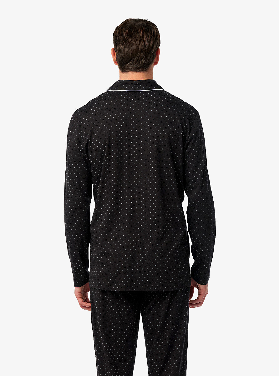 Erkek Pijama Takımı 40967 - Siyah - 7