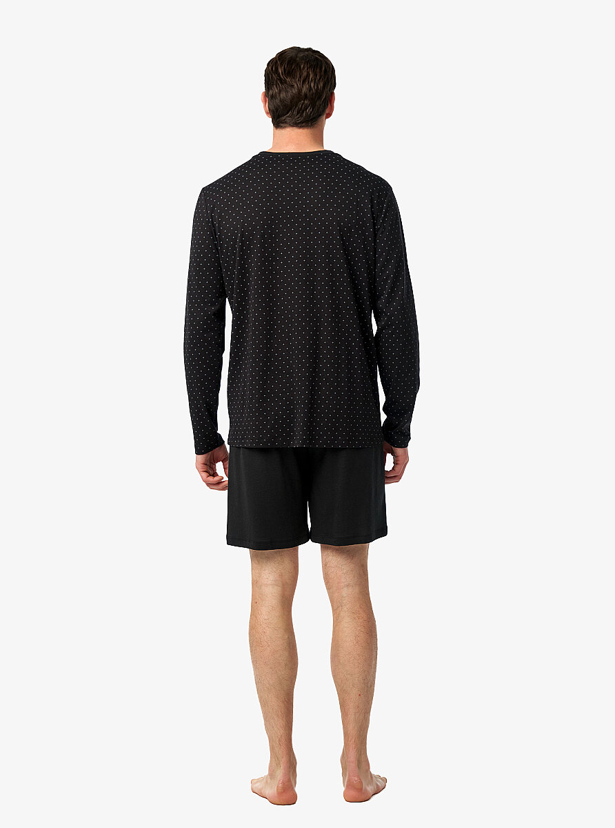 Erkek Pijama Takımı 40968 - Siyah - Blackspade (1)