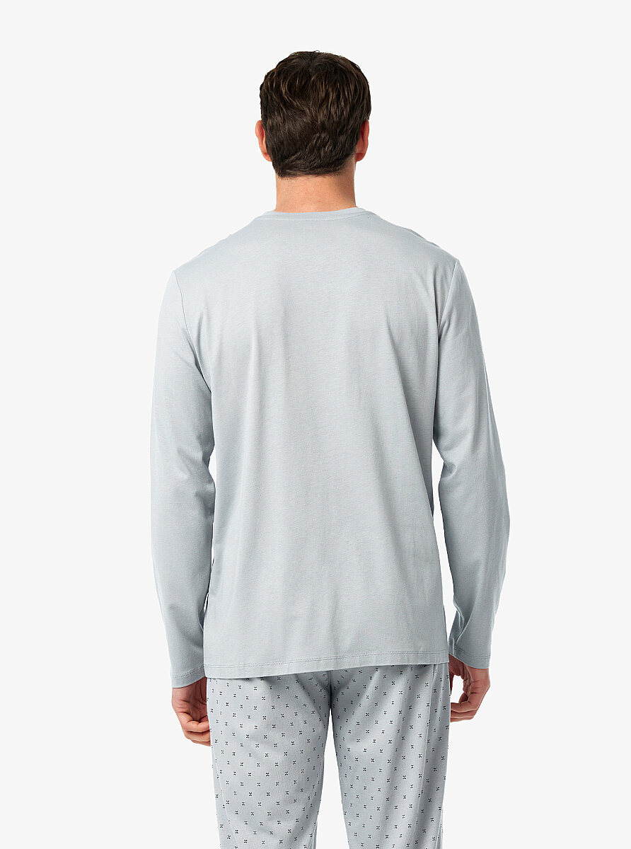 Erkek Pijama Takımı 40971 - Gri - 5