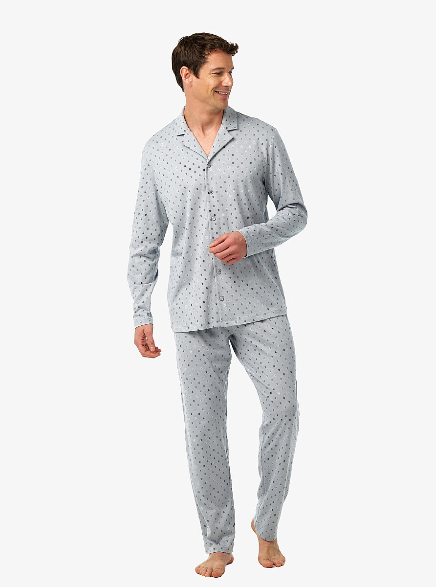 Erkek Pijama Takımı 40972 - Desenli - 5