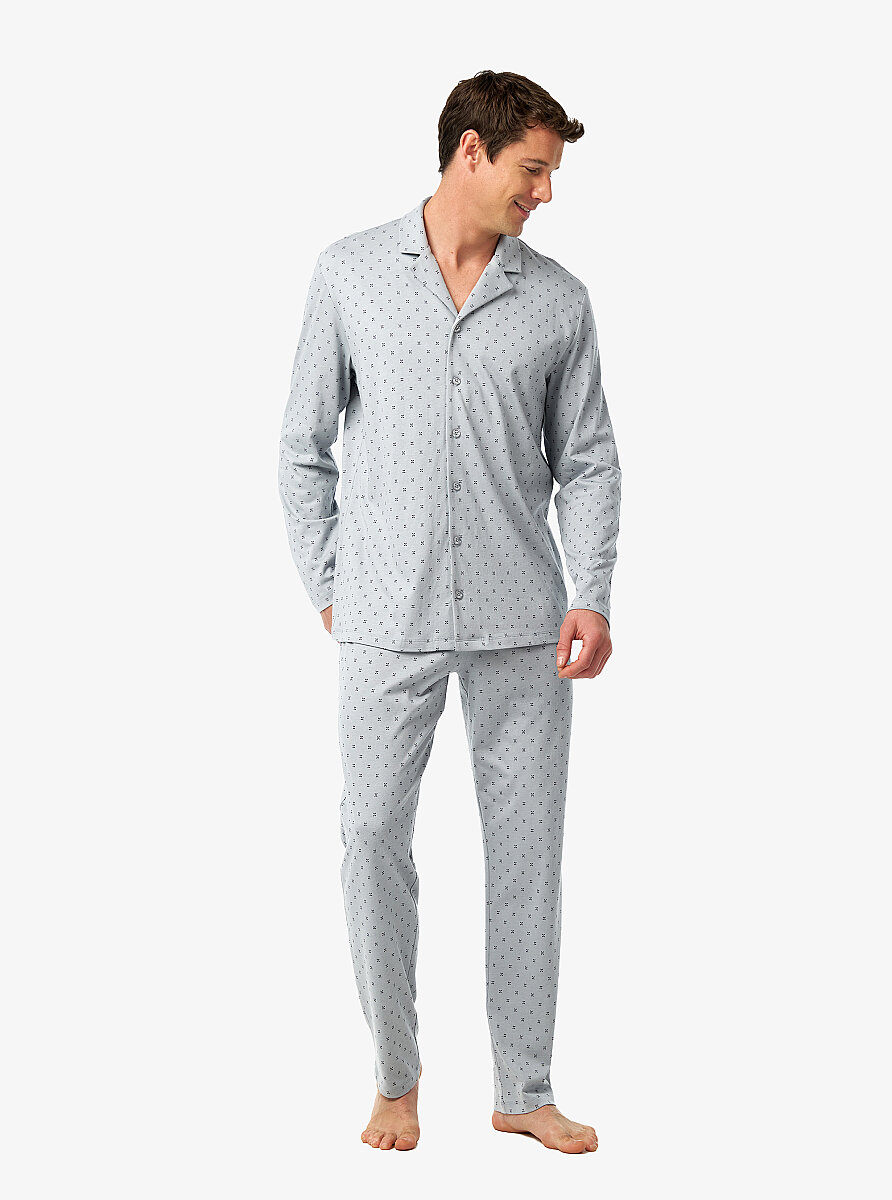 Erkek Pijama Takımı 40972 - Desenli - 3