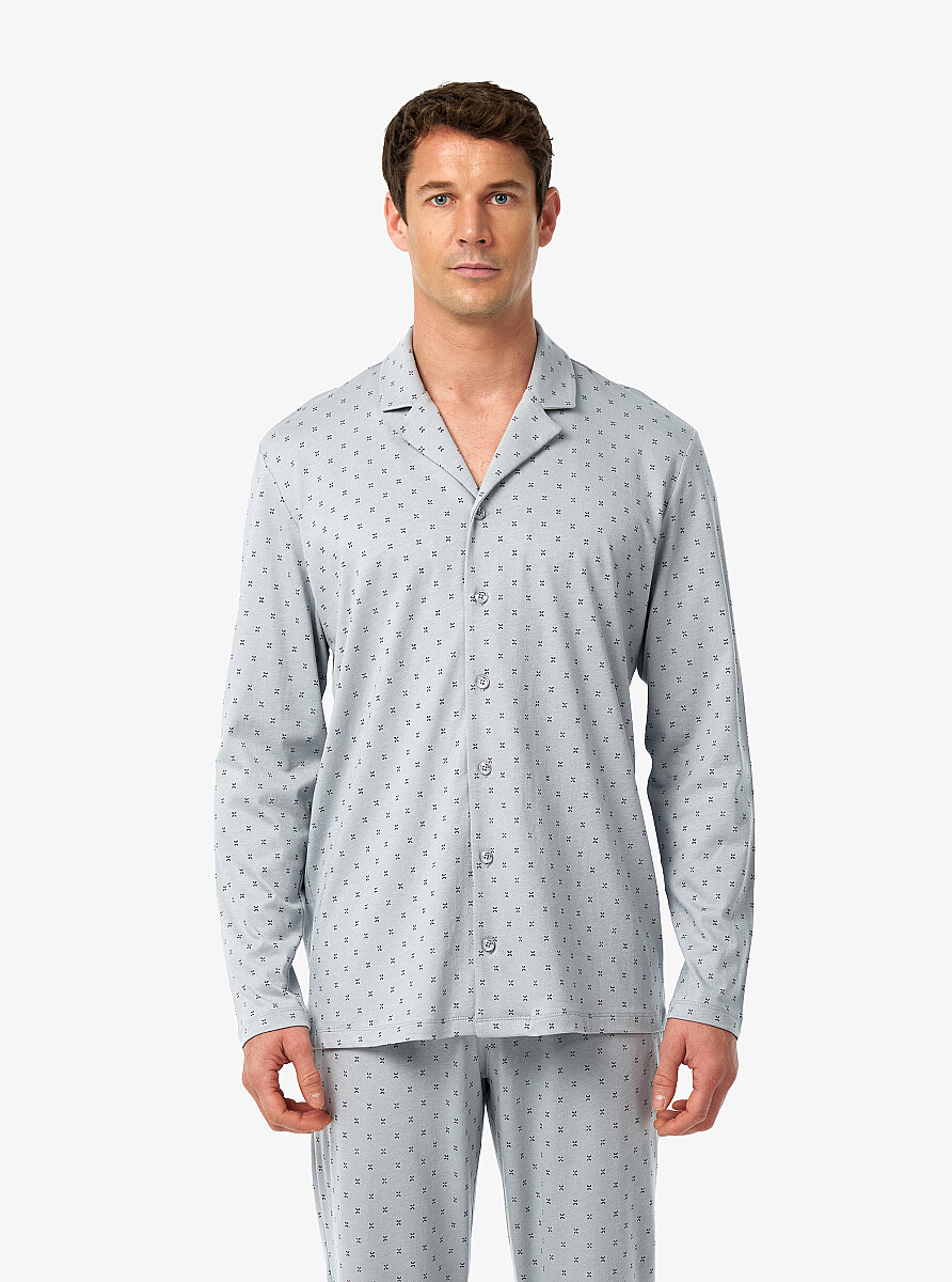 Erkek Pijama Takımı 40972 - Desenli - Blackspade