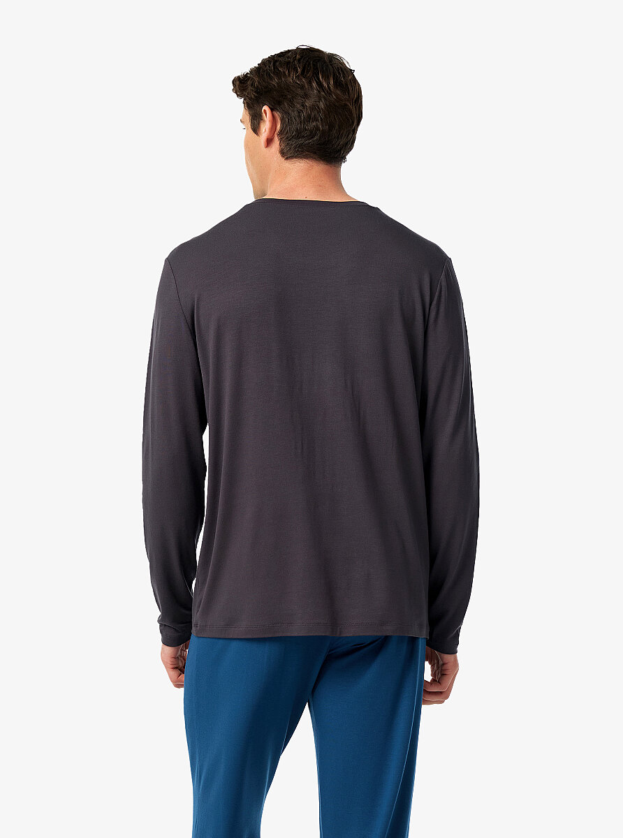 Erkek Pijama Takımı 40974 - Antrasit - 6