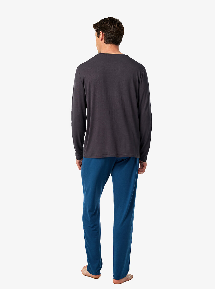 Erkek Pijama Takımı 40974 - Antrasit - 2