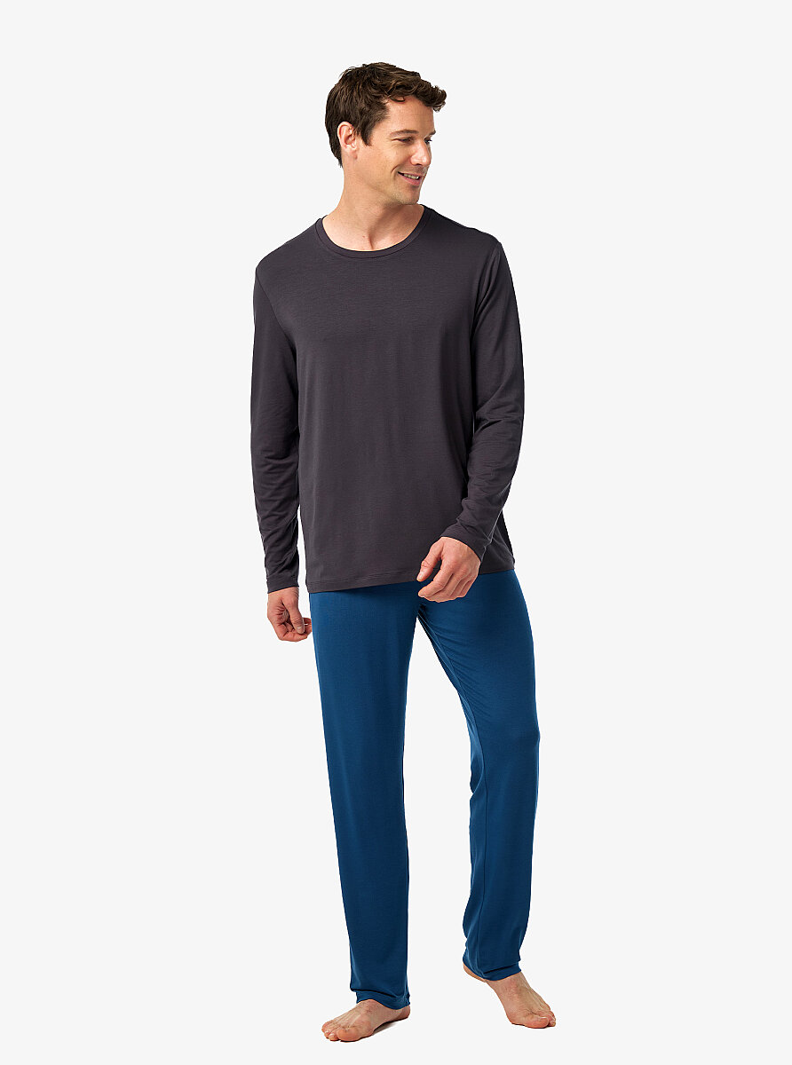 Erkek Pijama Takımı 40974 - Antrasit - 4