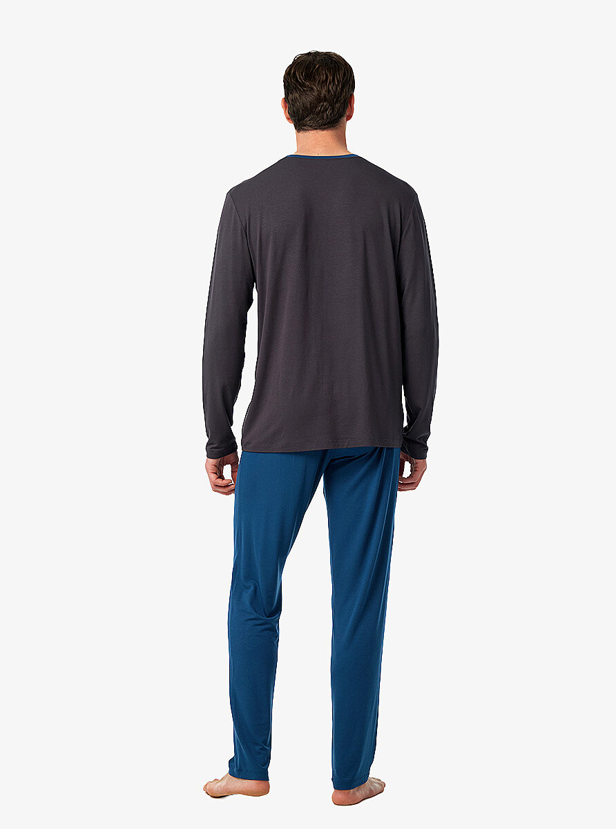 Erkek Pijama Takımı 40975 - Antrasit - 5
