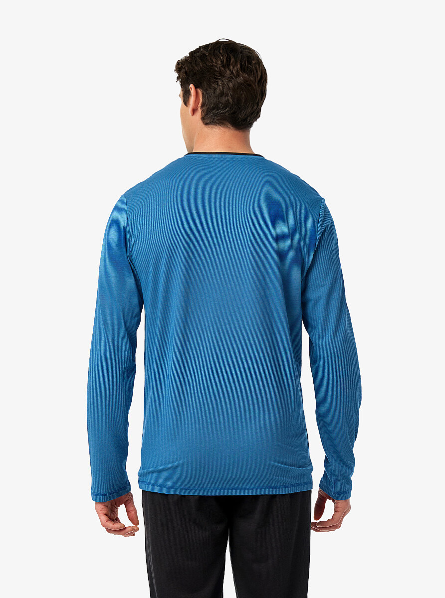 Erkek Pijama Takımı 40977 - Mavi - 6