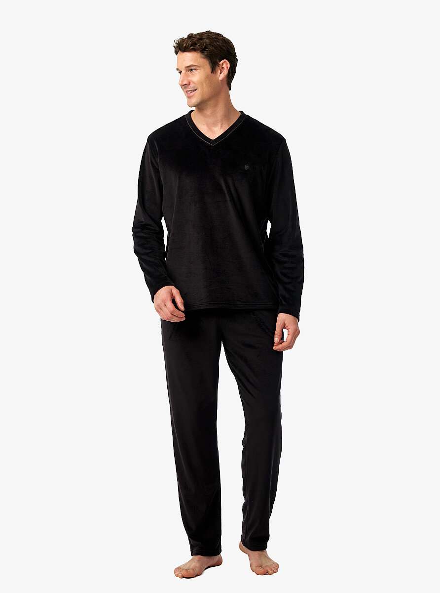 Erkek Pijama Takımı 40982 - Siyah - 1