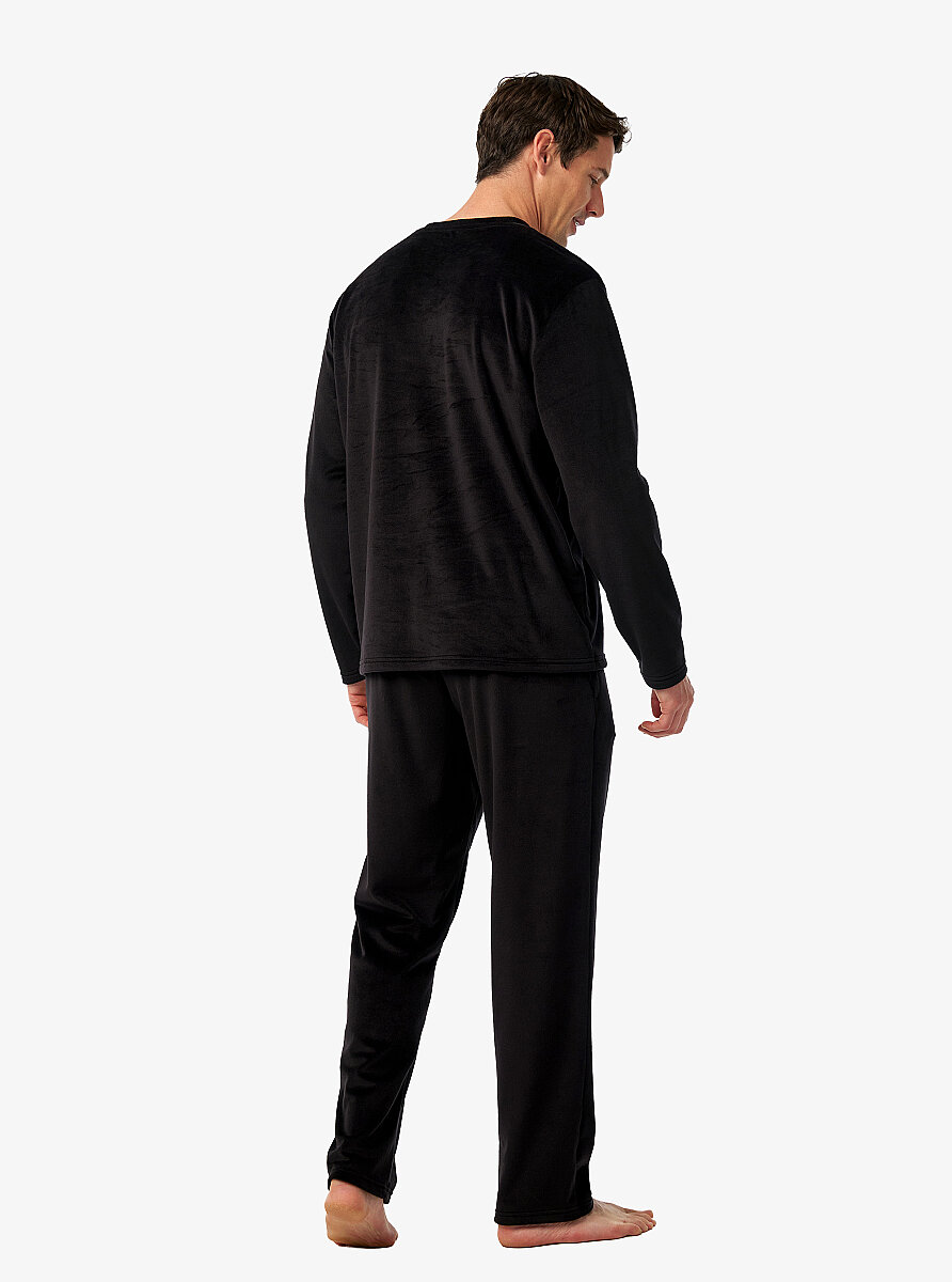 Erkek Pijama Takımı 40982 - Siyah - Blackspade (1)