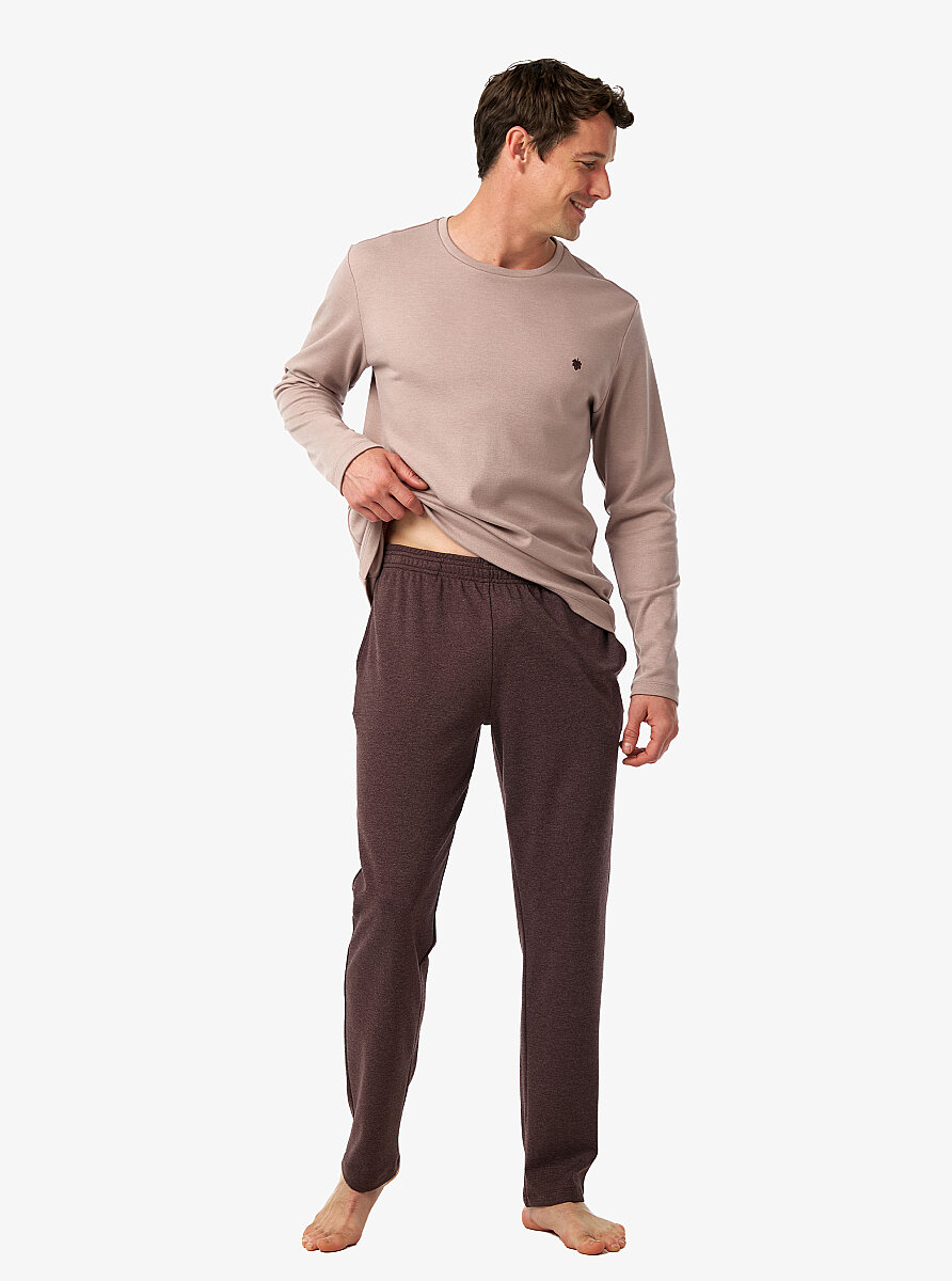 Erkek Pijama Takımı 40990 - Pembe - 3