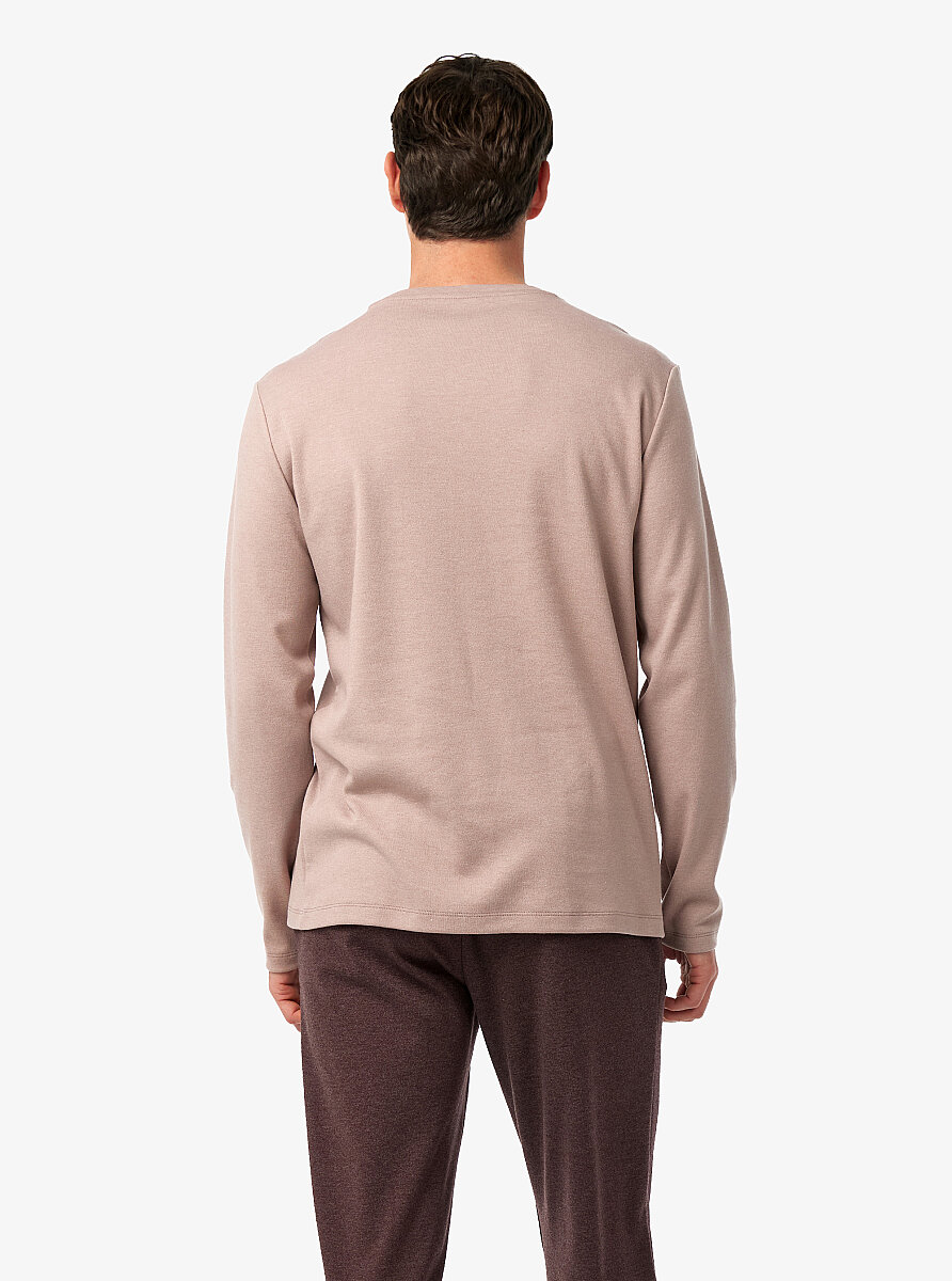 Erkek Pijama Takımı 40990 - Pembe - 5