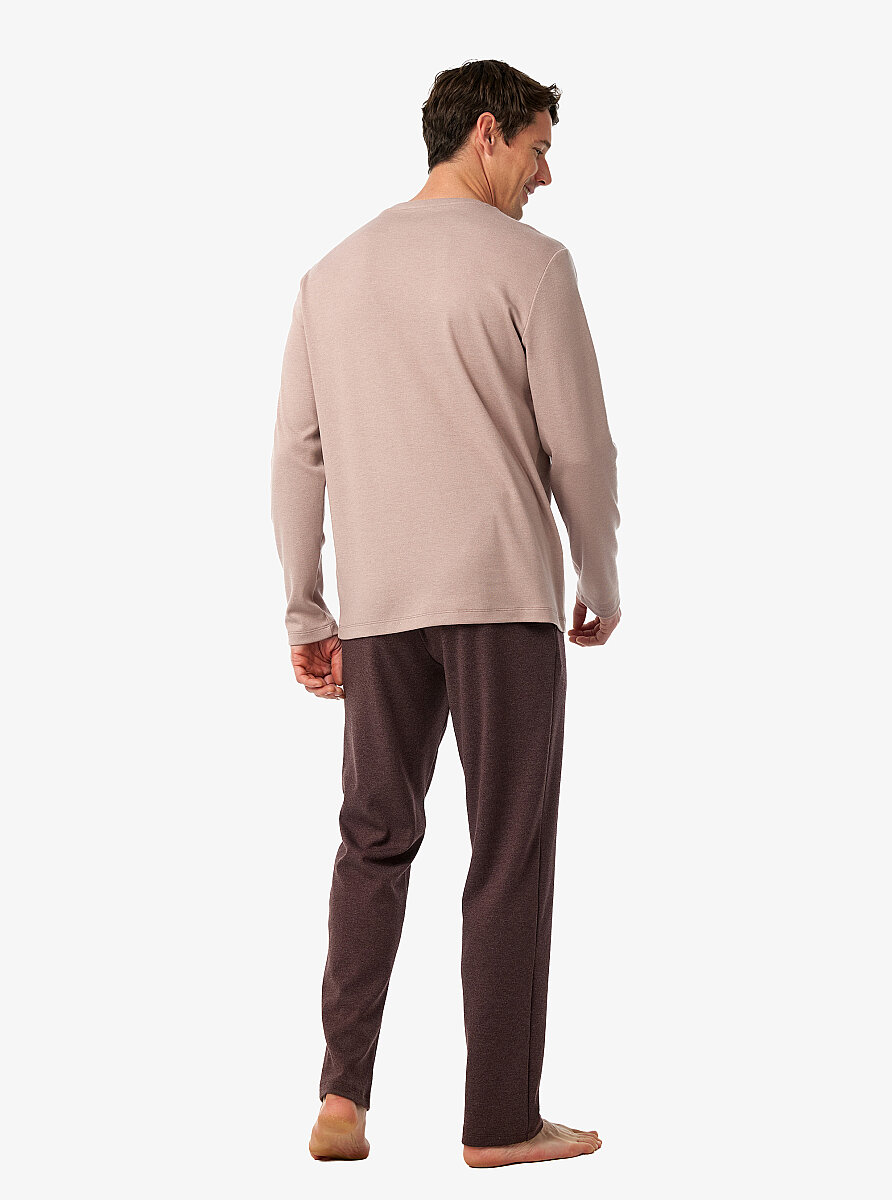 Erkek Pijama Takımı 40990 - Pembe