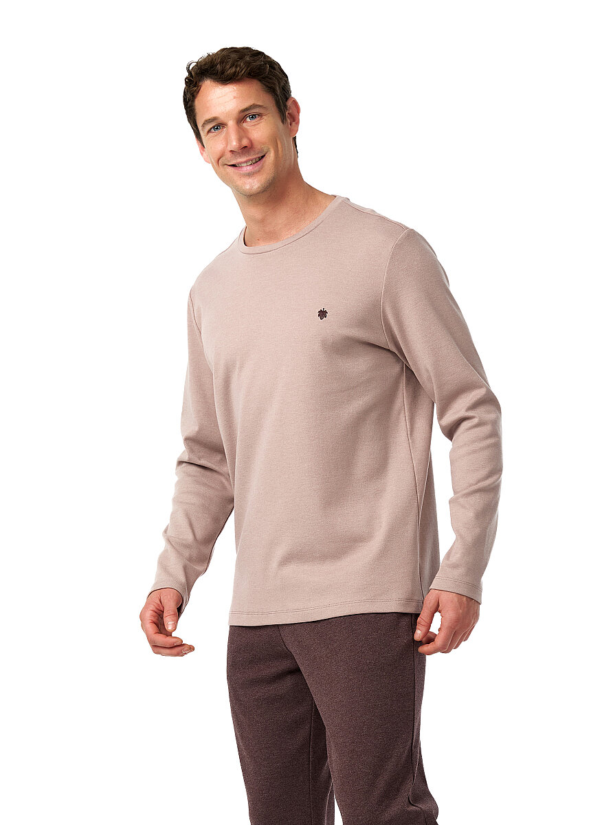 Erkek Pijama Takımı 40990 - Pembe - 4