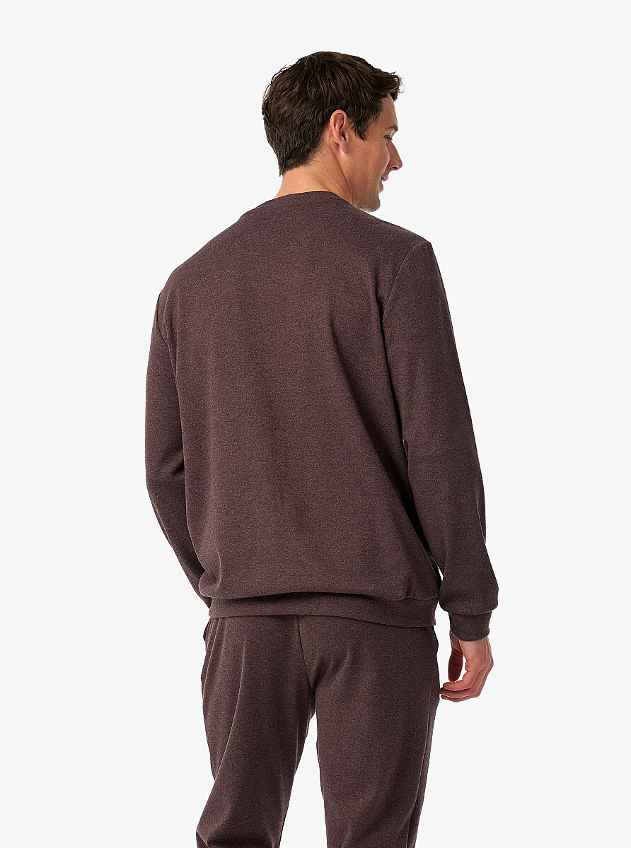 Erkek Pijama Takımı 40991 - Mürdüm - Blackspade (1)